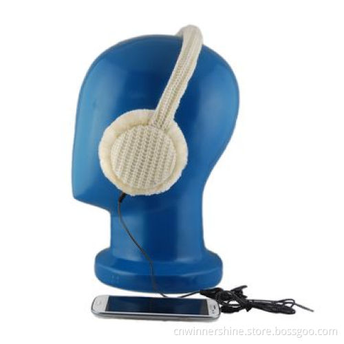 Fax fur earmuffs with artificial fur material